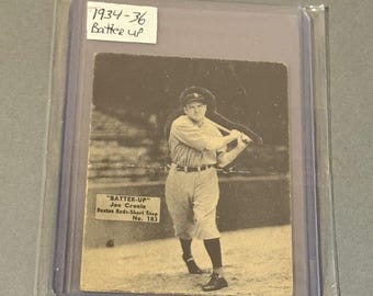 Vintage Joe Cronin 1934-36 slagmankaart National Chicle Red Sox HOF #183 sp