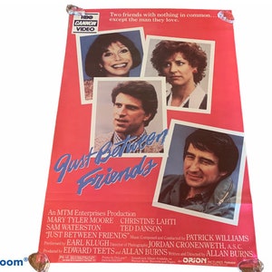 Movie Theater Cinema Poster Lobby Card 1986 Just Between Friends Ted Danson NB