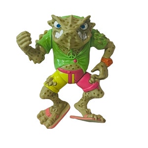 Teenage Mutant Ninja Turtle vtg figure playmates tmnt 1990 Bonafrog Frog Toad