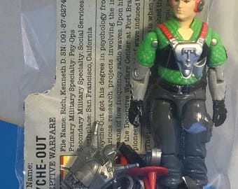 Figurine Gi Joe vintage - Crazylegs Complete + Card - Hasbro