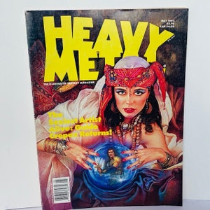 HEAVY METAL MAGAZIN Vintage Comic-Buch Graphic Novel vtg sexy Monster Fantasy Papier Ephemera Erwachsenenmagazin Mai 1992 Willow Val Kilmer Guido BC4