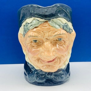 ROYAL DOULTON VINTAGE Keramik Toby Becher Schale Krug England uk Figur Büste Skulptur Statue Large Big 7 Zoll 7 &quot;mcm 1953 Oma D5521 Oma