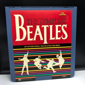 1982 VINTAGE SELECTAVISION VIDEODISC movie film video disc electronic media ced rca Compleat complete Beatles everything best ringo starr
