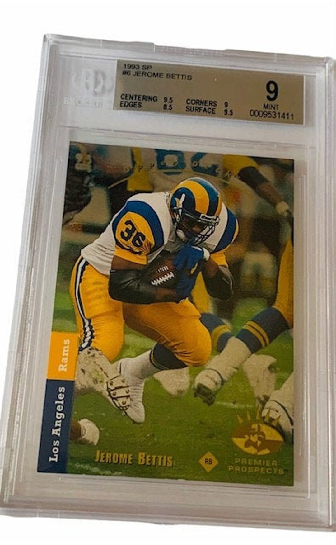 Jerome Bettis Rams Card