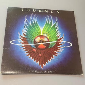 Journey Evolution Vintage Vinyl Record Album Cover 12&quot; Rock Metal 1979 LP Insert Steve Perry
