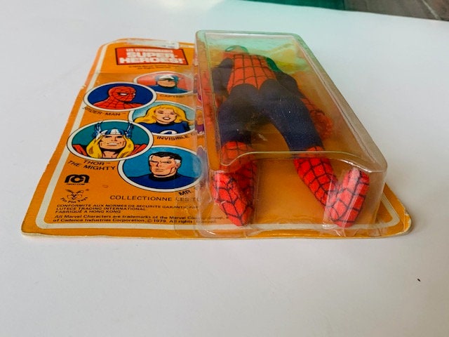 SPIDER-MAN GILLES CONVERT 1979 MOSC MOC France vintage Spidey no Mego Popy Ceji EUR 79,00 - FR