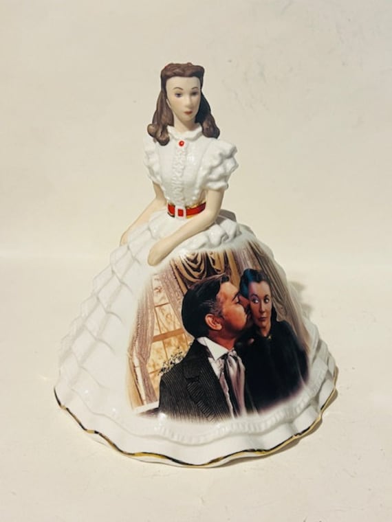 Gone With Wind Figurine Bradford Heirloom Scarlett O'hara Ruffles