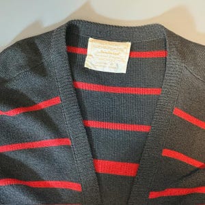 Womens Pendleton Country Sophisticates Button Down Striped Knit Cardigan Medium