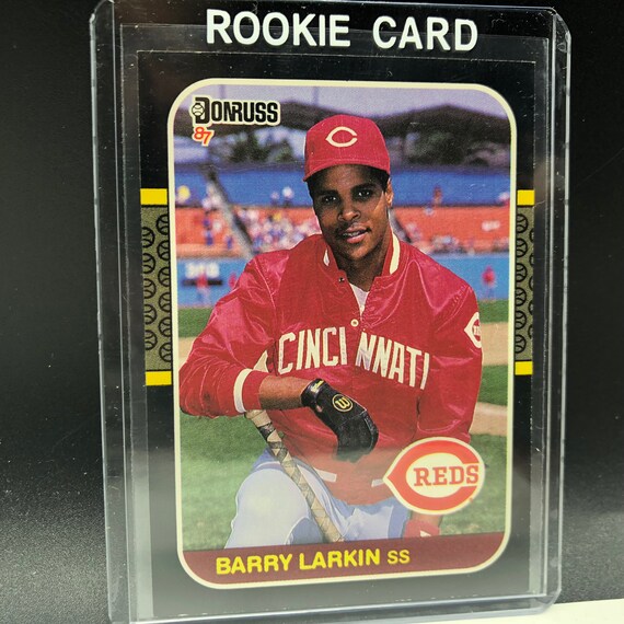 Card Attributes: .Rookie, Trading Cards 1987 Fleer #204 Barry Larkin Cincin...