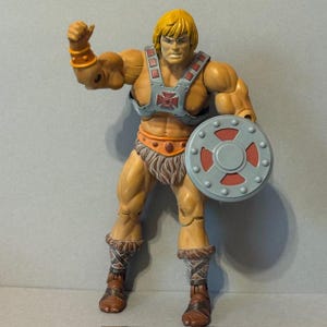 He-Man Masters of Universe Figure Classic Matty Collector Mattel MOTU Shield