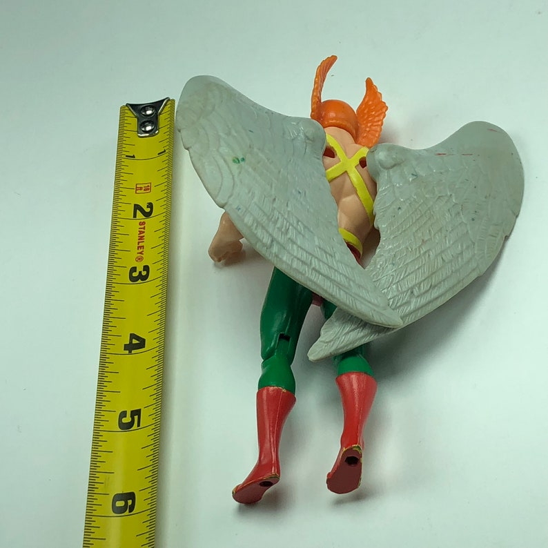 1986 SUPER POWERS FIGURE vintage Kenner action figurine super hero toy Dc universe comics justice league Hawkman Hawk man with wings