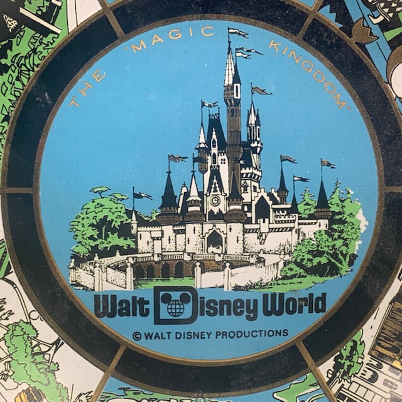 DISNEY COLLECTORS PLATE Limited Edition Walt Vintage Theme Etsy