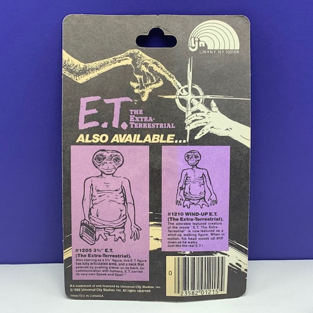 ET EXTRA TERRESTRIAL Vintage Toy Action Figure 1982 Sci Fi