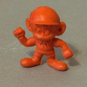Vintage Japan Diener Rubber Toy Figure Eraser Monster Kaijou Monkey Baseball Boy