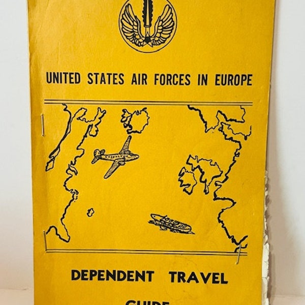 WW2 Recruiting Journal Pamphlet Home Front WWII Europe 1956 Travel Guide vtg BC6