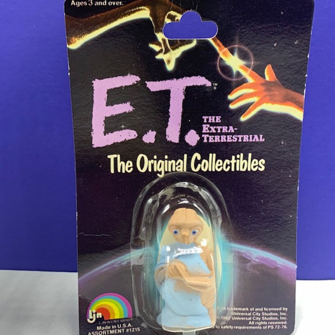E.T. et 1982 ユニバーサルシティスタジオ　フィギュア E.T. ソフビ フィギュア 1982 ユニバーサルシティスタジオ