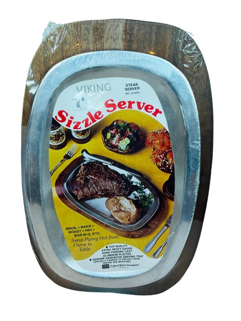 Metal steak serving plates hotsell
