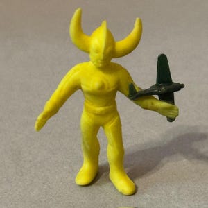 Vintage Japan Diener Rubber Toy Figure Eraser Monster Kaijou Ultraman Anime Jet