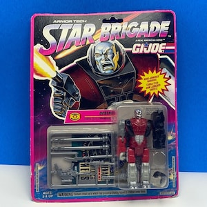 GI JOE HASBRO vintage Battle Corps actiefiguur compleet wapenbestand kaart Cobra moc vtg verzegeld 1993 star brigade Destro armor tech BMC6