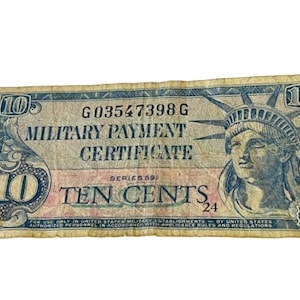 Military payment certificate - Etsy 日本