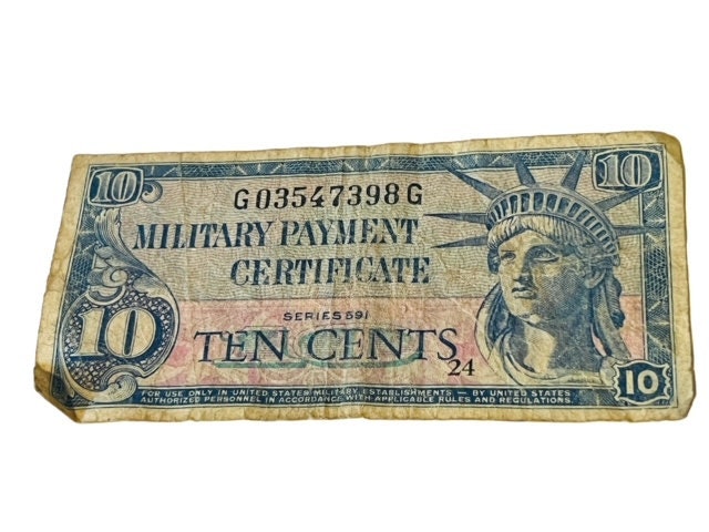 Military payment certificate - Etsy 日本