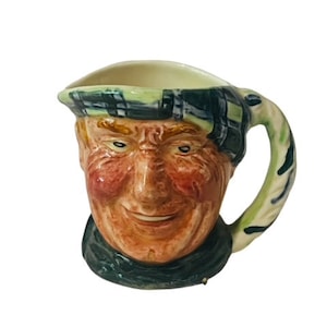 Scotie Lancaster Toby Mug figurine cup jug England antique vtg Scottish Scott UK
