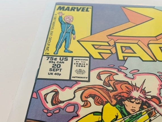 COMIC BOOK VINTAGE Marvel X-factor X-men Collectible Bronze Silver