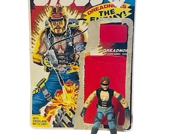 Dreadnok Torch Gi Joe Cobra Figure Hasbro ARAH Vtg 1984 File Card