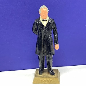 MARX TOYS PRESIDENTS 1960s vintage United States America usa action figure vtg painted plastic sculpture 10th John Tyler collectible