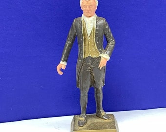 GIOCATTOLI MARX PRESIDENTI anni &#39;60 vintage Stati Uniti America usa action figure vtg scultura in plastica dipinta 5° James Monroe quinto politico