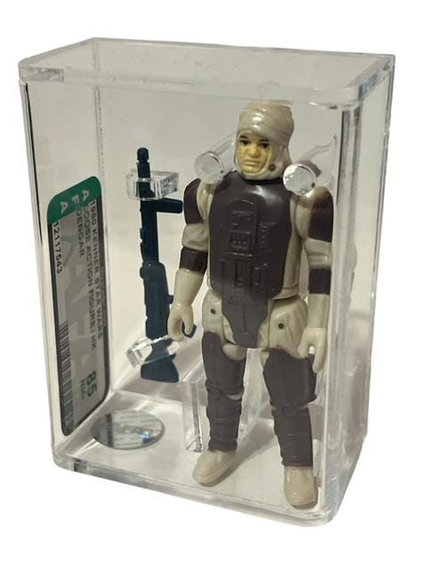 Dengar AFA Graded 85 Complete Star Wars Figure Vtg 1980 Kenner Toy