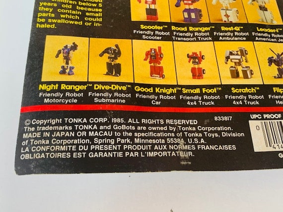 GOBOTS TONKA VAMP 1985 Vintage Transformer Action Figure Toy Moc