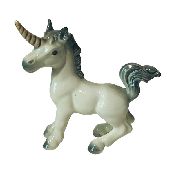 Unicorn Figurine vtg Goebel Hummel West Germany W Magical Horse pegasus white 2