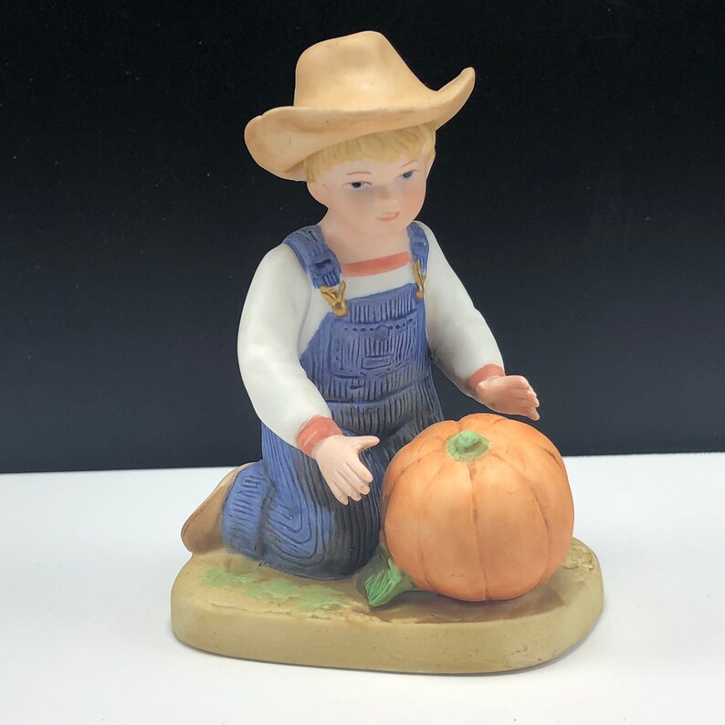 DENIM DAYS HOMCO 1985 vintage porcelain figurine statue Etsy