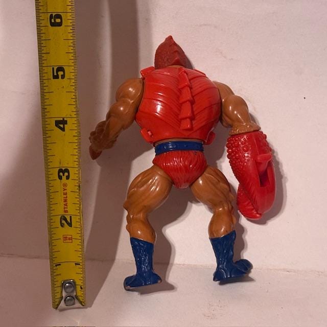 Vintage Clawful Masters of Universe 1981 Action Figure Toy Mattel
