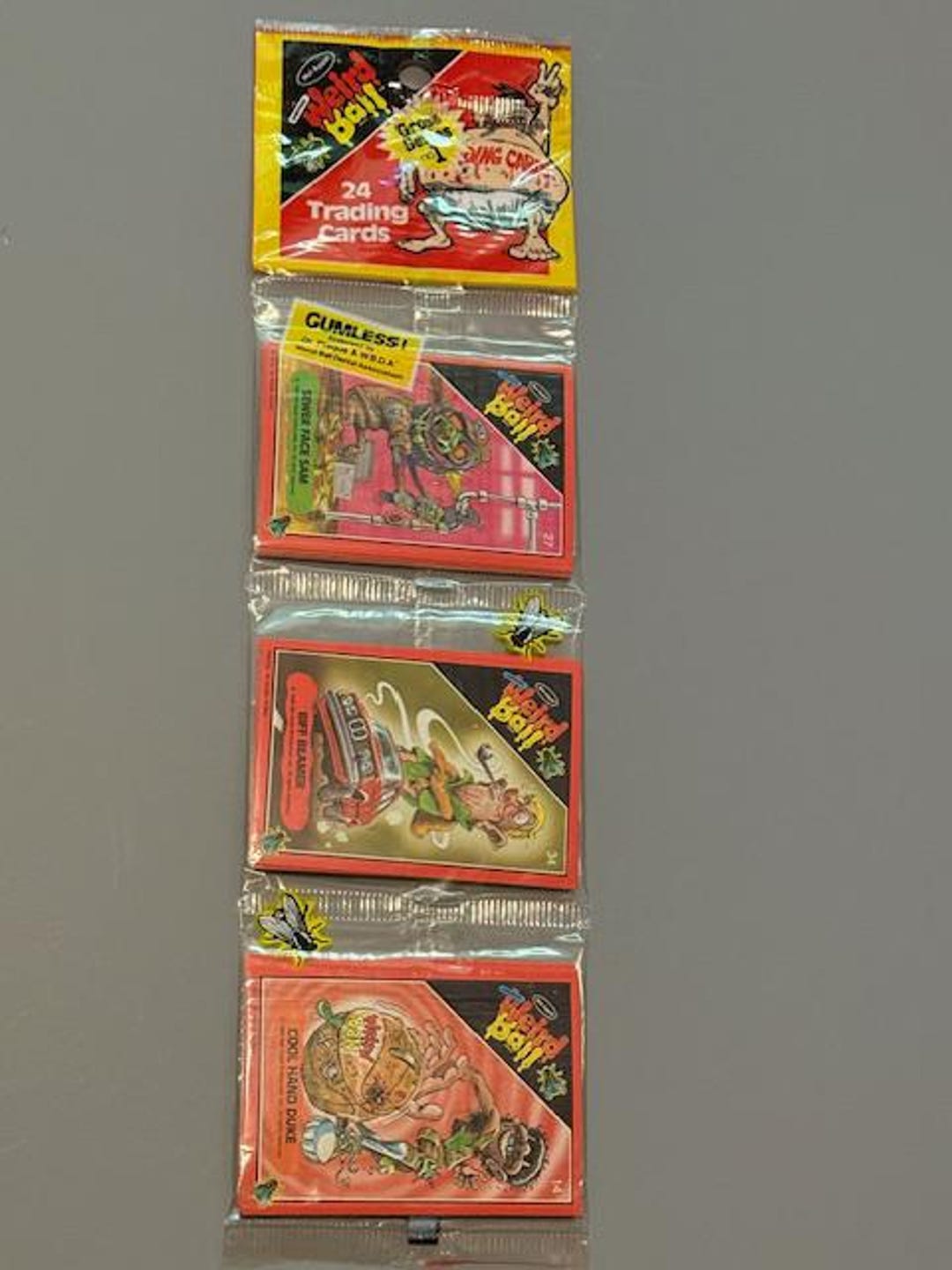 Weirdball Trading Cards 1986 Mel Appel SEALED Pack Weird Ball Mad