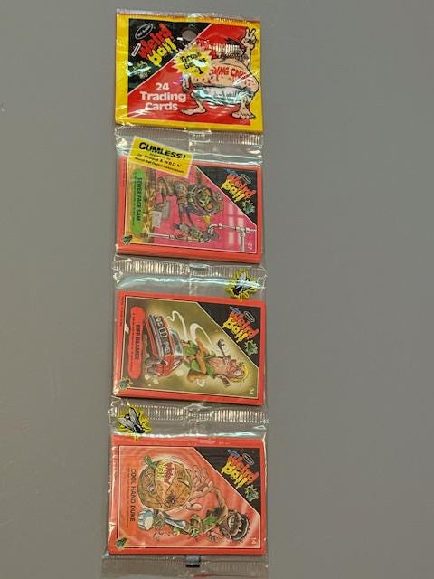 Weirdball Trading Cards 1986 Mel Appel SEALED Pack Weird Ball Mad