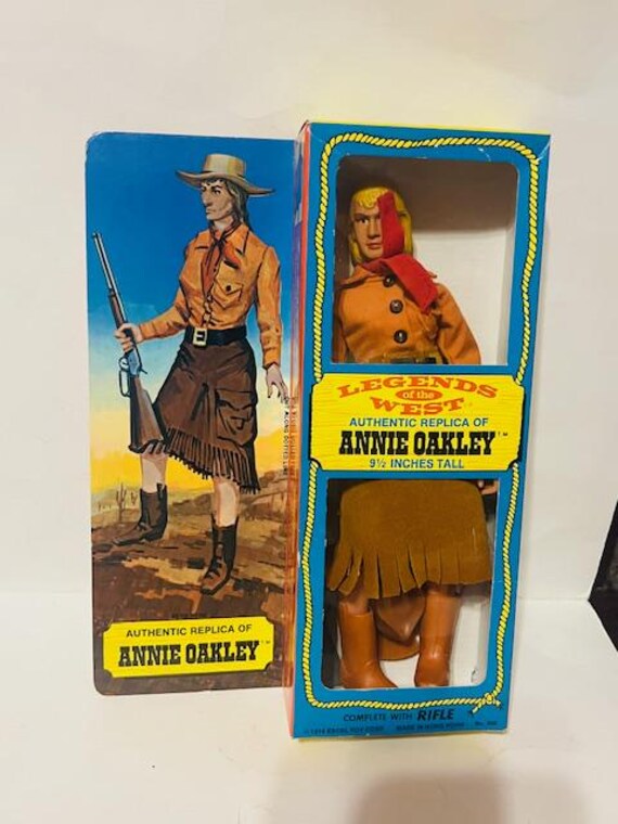 Annie Oakley Empire Vtg Figure Toy 1975 Legends West Cowboy Excel