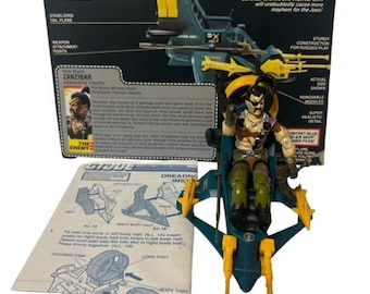 Zanzibar Air Skiff 1987 Gi Joe Hasbro ARAH Figure Vehicle COMPLETE