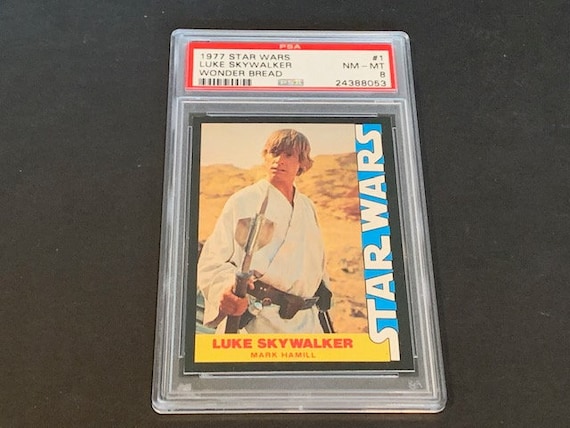 Luke Skywalker 1977 Wonder Bread Rookie RC Star Wars Topps