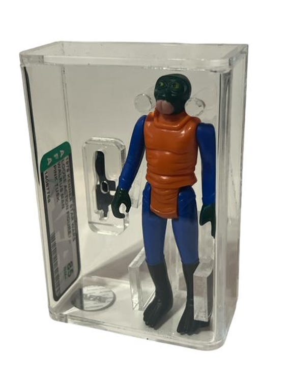 Walrus Man Pink Tusk AFA Graded 85 Complete Star Wars Figure Vtg