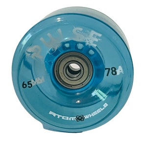 Pulse Atom Wheel Outdoor Roller Skate Skating Blue 65mm 78A longboard board vtg