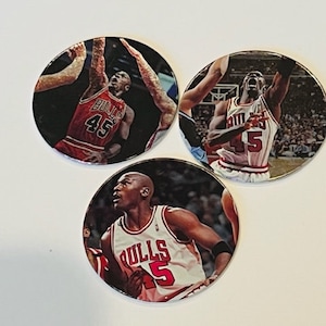 Michael Jordan Pogs lot Slammer Milk Cap game poggs Bulls upper deck rc vtg 4A