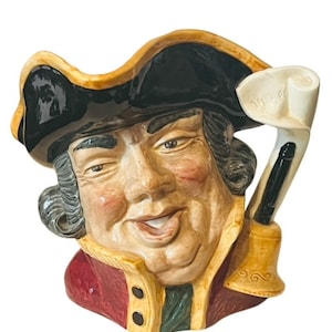 Royal Doulton Toby Mug Jug Cup Figurine England Antique 1959 Town Crier Limited