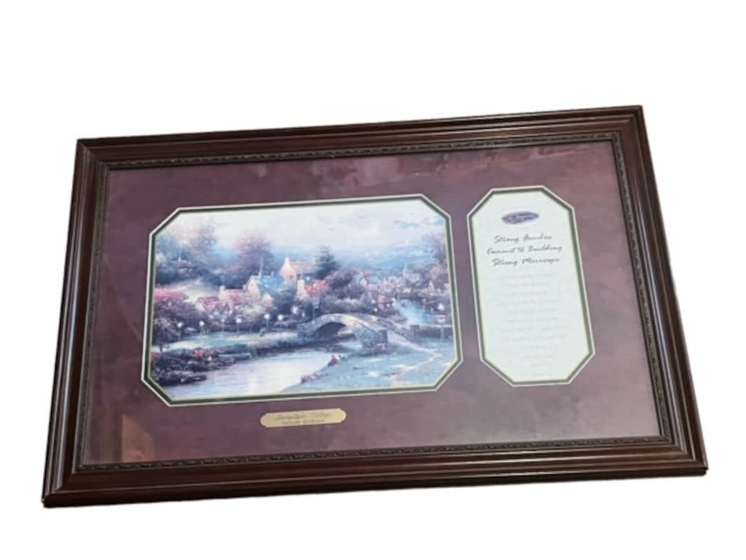Thomas Kinkade リトグラフ作品 フレーム付き リトグラフ作品 Kinkade