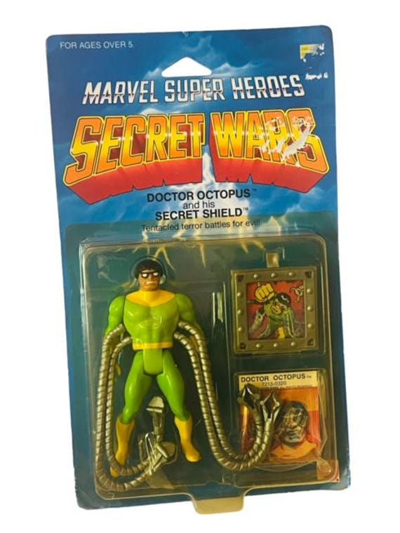 Marvel Secret Wars Action Figure Vtg 1984 Doctor Octopus Dr Mattel Shield MOC BMC1 Etsy Canada