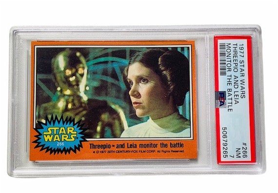 Star Wars Topps Trading Card Vintage Graded PSA 7 Near Mint