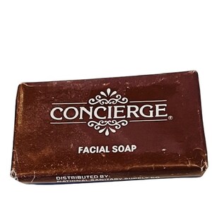 HOTEL MOTEL ADVERTISING Soap bar travel memorabilia souvenir unused sealed Americana vtg Concierge facial french milled usa