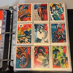 1989 Batman Sammelkarten Mixed Lot Topps Black Bat Neuauflage 1966 Joker Robin 9