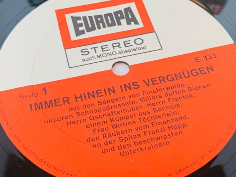 Vinyl Record Lp Vintage Music 33 Rpm 12 Inch 12" Vtg Original Case 1965 ...